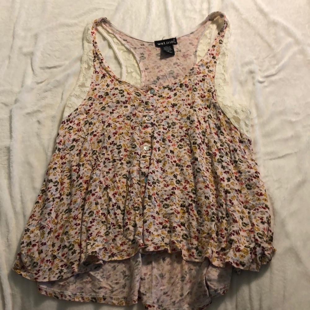 lace flower cami